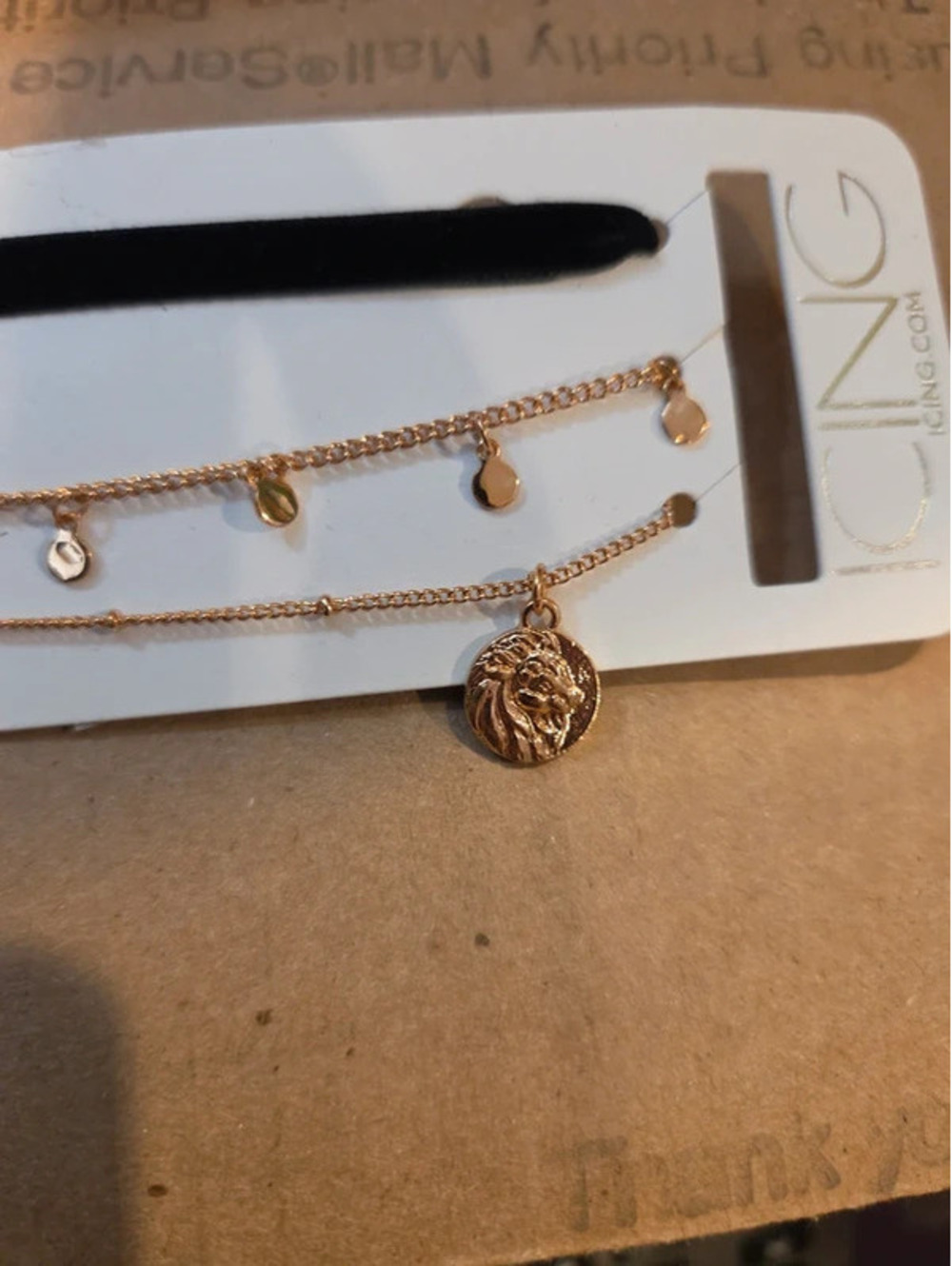 Choker necklace 3pc